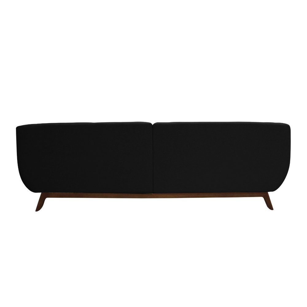 Sofá Boomer 260cm Corano Preto - Gran Belo
