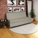 Sofá Cama Decorativo 2 Lugares Encosto Reclinável 190cm Impala Suede Bege G23 - Gran Belo