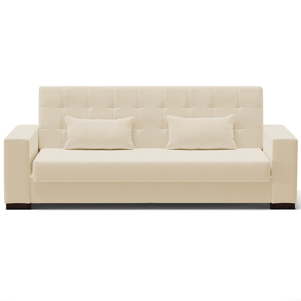 Sofá Cama Decorativo 210cm Beesley Linho Bege G19 - Gran Belo