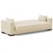 Sofá Cama Decorativo 210cm Beesley Linho Bege G19 - Gran Belo