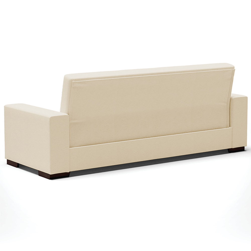 Sofá Cama Decorativo 210cm Beesley Linho Bege G19 - Gran Belo