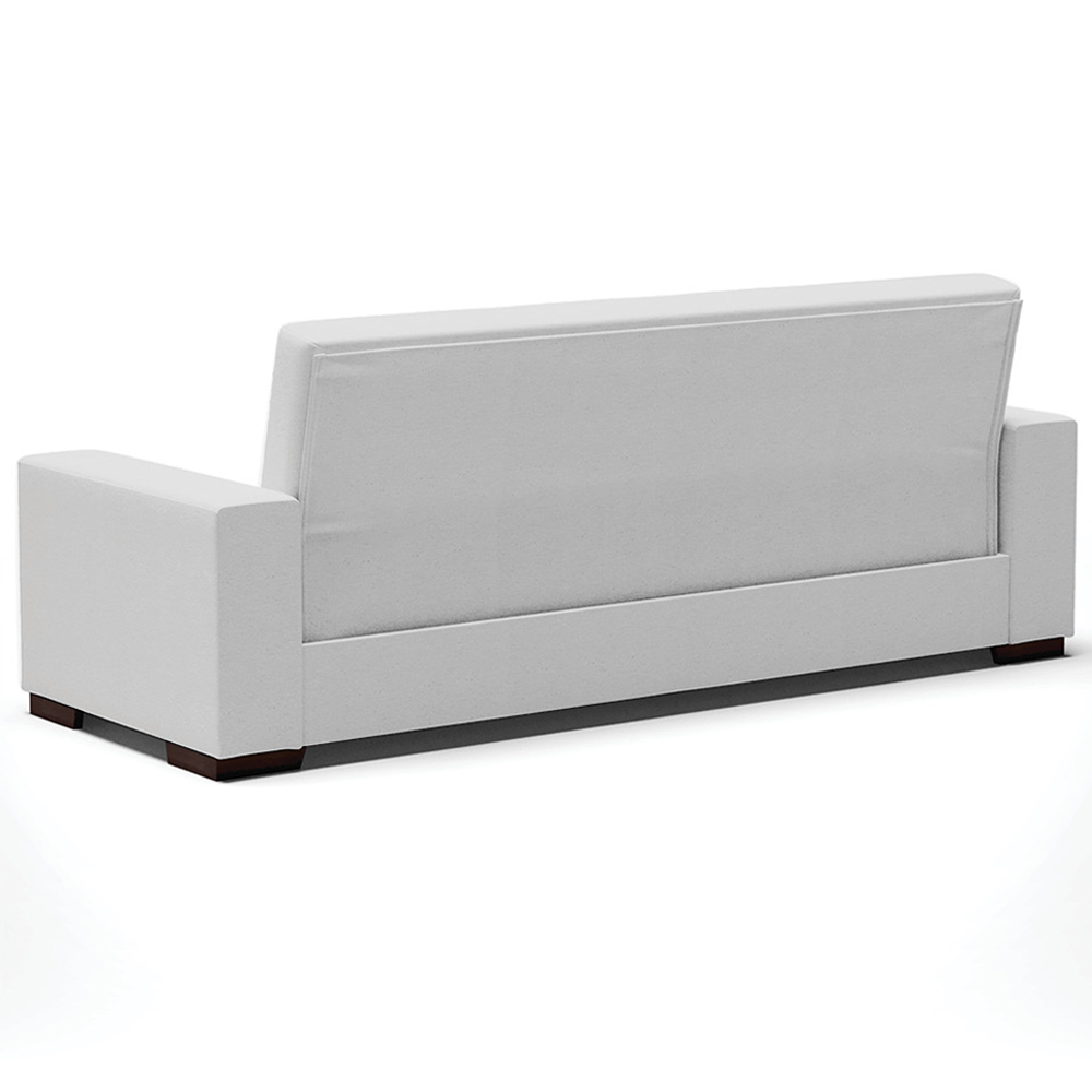 Sofá Cama Decorativo 210cm Beesley Linho Cinza G19 - Gran Belo