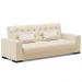 Sofá Cama Decorativo 210cm Beesley Pu Bege Fosco G19 - Gran Belo