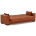 Sofá Cama Decorativo 210cm Beesley Pu Nozes G19 - Gran Belo