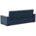 Sofá Cama Decorativo 210cm Beesley Suede Azul Marinho G19 - Gran Belo