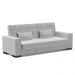 Sofá Cama Decorativo 210cm Beesley Suede Cinza G19 - Gran Belo