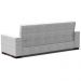 Sofá Cama Decorativo 210cm Beesley Suede Cinza G19 - Gran Belo