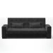 Sofá Cama Decorativo 210cm Beesley Suede Preto G19 - Gran Belo