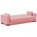 Sofá Cama Decorativo 210cm Beesley Suede Rose G19 - Gran Belo