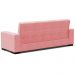 Sofá Cama Decorativo 210cm Beesley Suede Rose G19 - Gran Belo