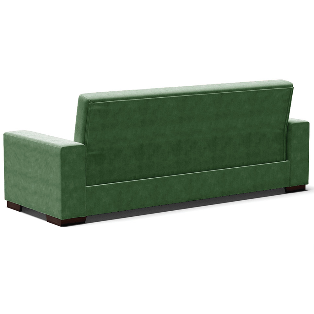 Sofá Cama Decorativo 210cm Beesley Suede Verde G19 - Gran Belo