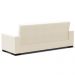 Sofá Cama Decorativo 210cm Beesley Veludo Off White G19 - Gran Belo