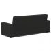Sofá Cama Decorativo 210cm Beesley Veludo Preto G19 - Gran Belo