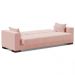 Sofá Cama Decorativo 210cm Beesley Veludo Rose G19 - Gran Belo