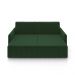 Sofá-Cama Decorativo Retrátil Thanos 2 Lugares 192cm Veludo Verde G45 - Gran Belo