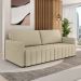 Sofá-Cama Decorativo Retrátil Thanos 2 Lugares 220cm Linho Bege G45 - Gran Belo
