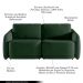 Sofá Cama Modulado Retrátil e Reclinável Decorativo Varsóvia 216cm Veludo Verde G33 - Gran Belo
