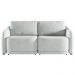 Sofá Cama Modulado Retrátil e Reclinável Decorativo Varsóvia 236cm Veludo Cinza G33 - Gran Belo
