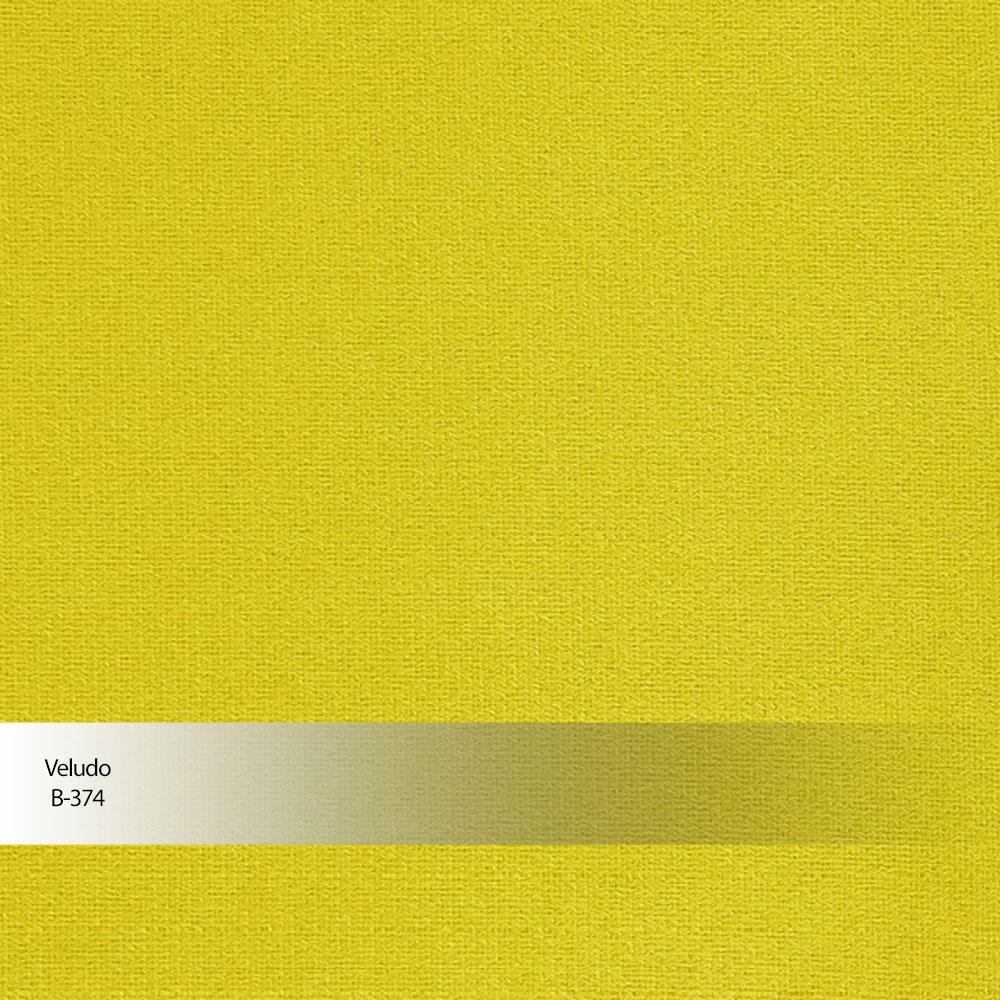 Sofá Cama Reclinável 2 Lugares Change Veludo Amarelo G30 - Gran Belo