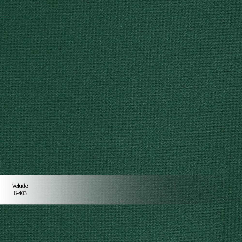 Sofá Cama Reclinável 2 Lugares Change Veludo Verde G30 - Gran Belo