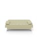 Sofá Cama Sala de Estar 193cm Belinda com Pés Alumínio Linho Off White G45 - Gran Belo