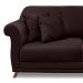 Sofá Decorativo 160cm 2 Lugares com 4 Almofadas Armstrong Suede Café G63 - Gran Belo