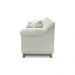 Sofá Decorativo 160cm 2 Lugares com 4 Almofadas Armstrong Veludo Prata G63 - Gran Belo