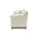 Sofá Decorativo 180cm 2 Lugares com 4 Almofadas Armstrong Veludo Bege G63 - Gran Belo