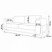 Sofá Decorativo 2 Lugares 180cm Pés em Madeira Buzz Linho Off White Rústico G63 - Gran Belo