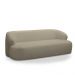 Sofá Decorativo 2 Lugares Charlote 180cm Sala de Estar Pés em Madeira Bouclê Nude G88 - Gran Belo