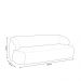 Sofá Decorativo 2 Lugares Charlote 180cm Sala de Estar Pés em Madeira Bouclê Off White G88 - Gran Belo