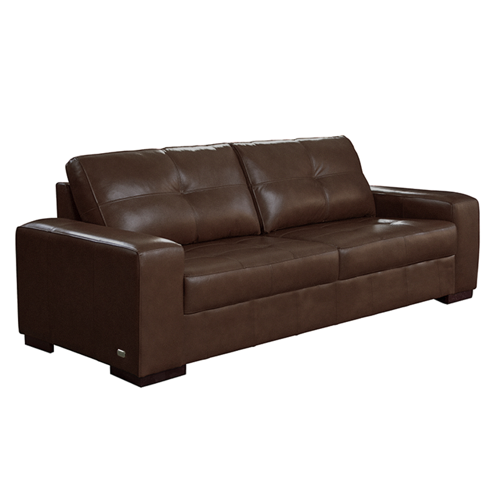 Sofá Decorativo 2 Lugares Turim 150cm Couro Caramelo G58 - Gran Belo