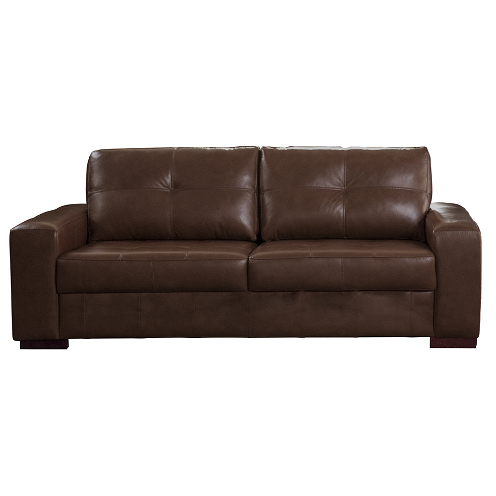 Sofá Decorativo 2 Lugares Turim 150cm Couro Caramelo G58 - Gran Belo