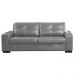 Sofá Decorativo 2 Lugares Turim 150cm Couro Cinza G58 - Gran Belo