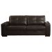 Sofá Decorativo 2 Lugares Turim 150cm Couro Marrom G58 - Gran Belo