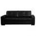Sofá Decorativo 2 Lugares Turim 150cm Couro Preto G58 - Gran Belo