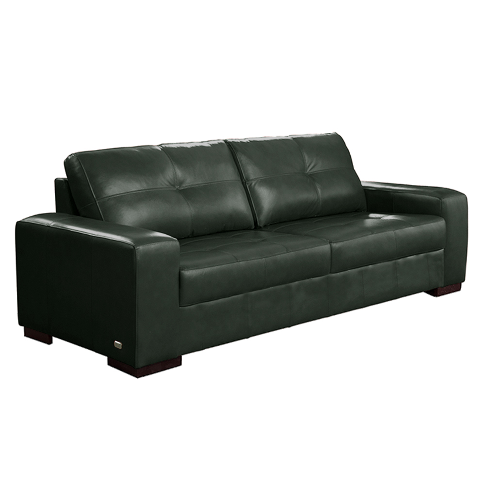 Sofá Decorativo 2 Lugares Turim 150cm Couro Verde G58 - Gran Belo