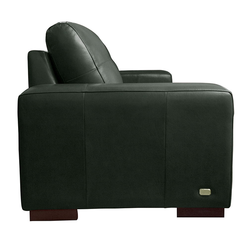 Sofá Decorativo 2 Lugares Turim 150cm Couro Verde G58 - Gran Belo
