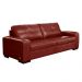 Sofá Decorativo 2 Lugares Turim 150cm Couro Vermelho G58 - Gran Belo
