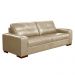 Sofá Decorativo 2 Lugares Turim 200cm Couro Bege G58 - Gran Belo
