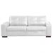 Sofá Decorativo 2 Lugares Turim 200cm Couro Branco G58 - Gran Belo