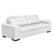 Sofá Decorativo 2 Lugares Turim 200cm Couro Branco G58 - Gran Belo