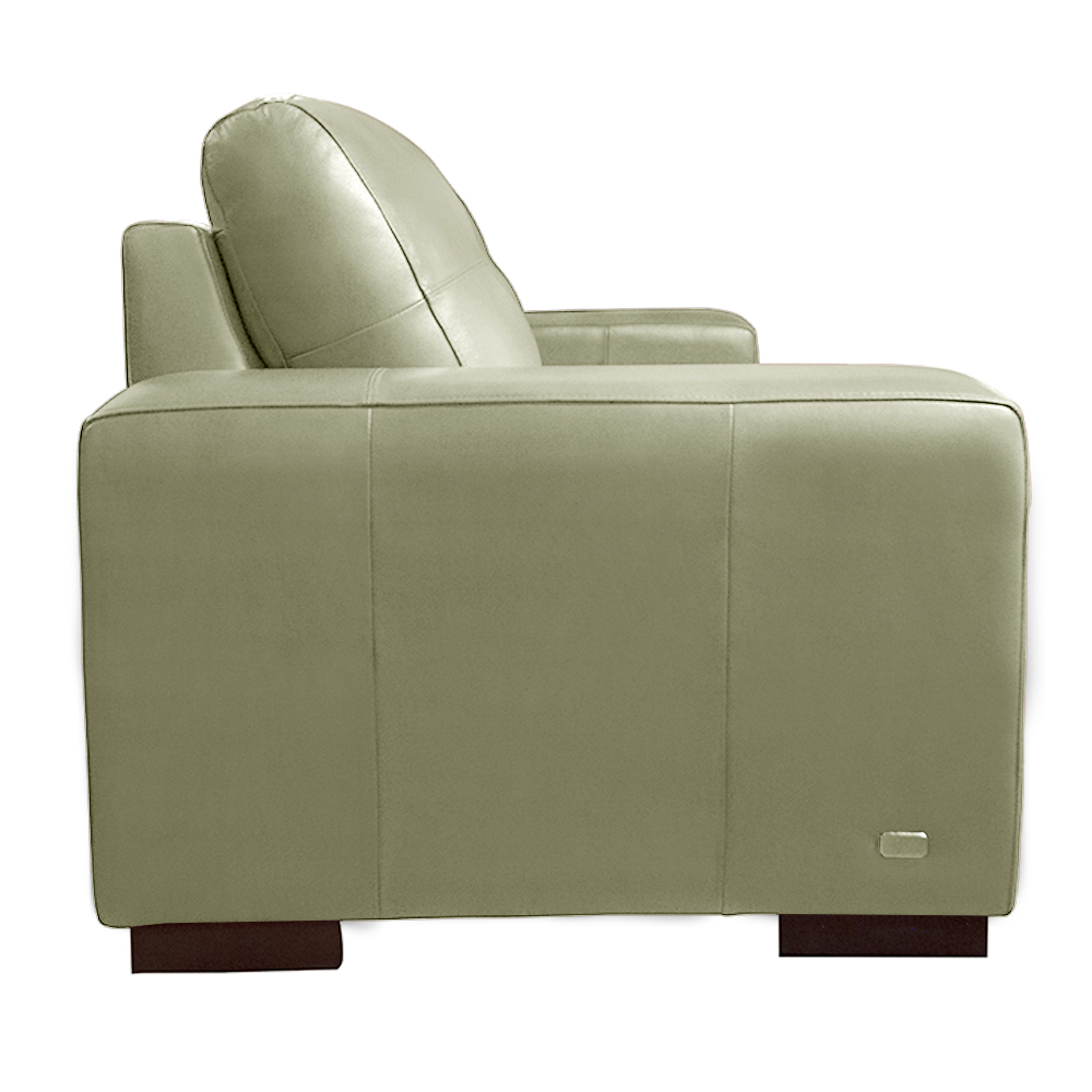 Sofá Decorativo 2 Lugares Turim 200cm Couro Fendi G58 - Gran Belo