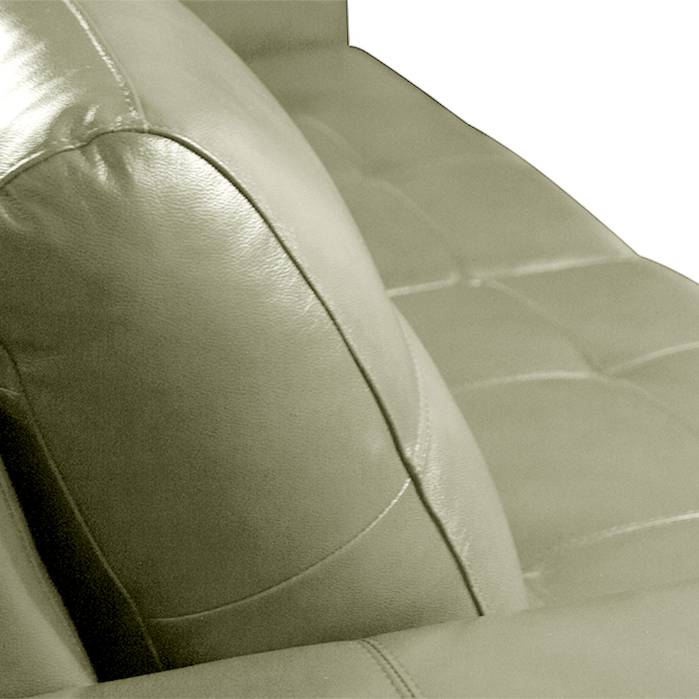 Sofá Decorativo 2 Lugares Turim 200cm Couro Fendi G58 - Gran Belo