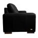 Sofá Decorativo 2 Lugares Turim 200cm Couro Preto G58 - Gran Belo