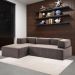 Sofá Decorativo 2 Módulos e 3 Encostos Happiness Linho Cinza G66 - Gran Belo