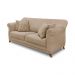 Sofá Decorativo 200cm 3 Lugares com 4 Almofadas Armstrong Suede Bege G63 - Gran Belo