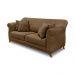 Sofá Decorativo 200cm 3 Lugares com 4 Almofadas Armstrong Suede Caramelo G63 - Gran Belo