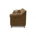 Sofá Decorativo 200cm 3 Lugares com 4 Almofadas Armstrong Suede Caramelo G63 - Gran Belo