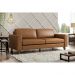 Sofá Decorativo 220cm Moscou PU Sintético Caramelo G52 - Gran Belo